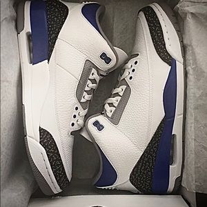 Nike Air Jordan 3 Retro Racer Blue sz 13 Pre Owned